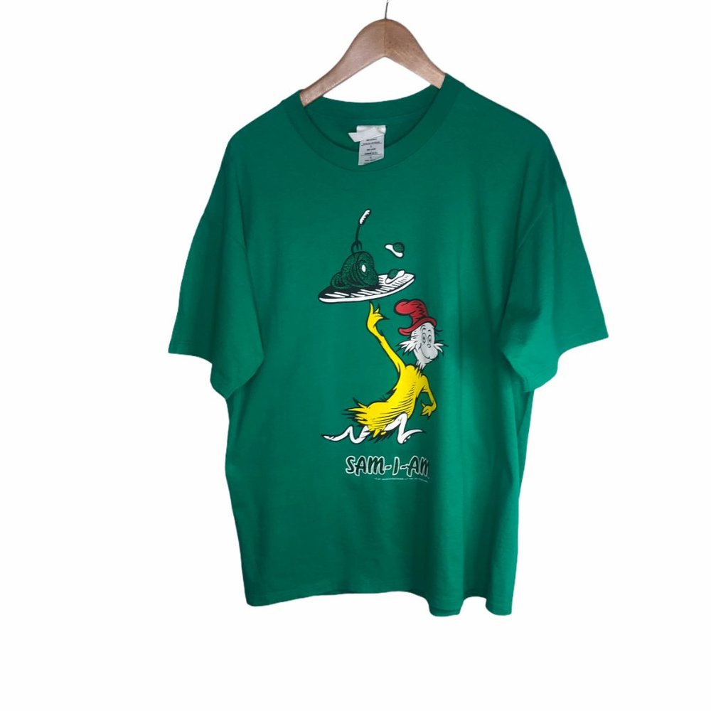 True Vintage Like New Dr. Suess "Sam I Am" 90's  L